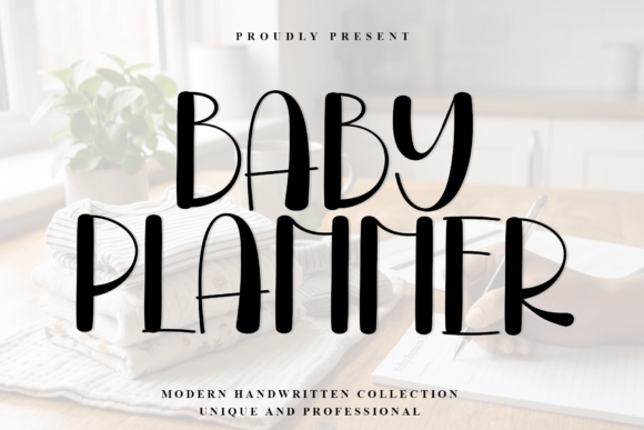 Baby Planner Font Review for Modern Handwritten Designs