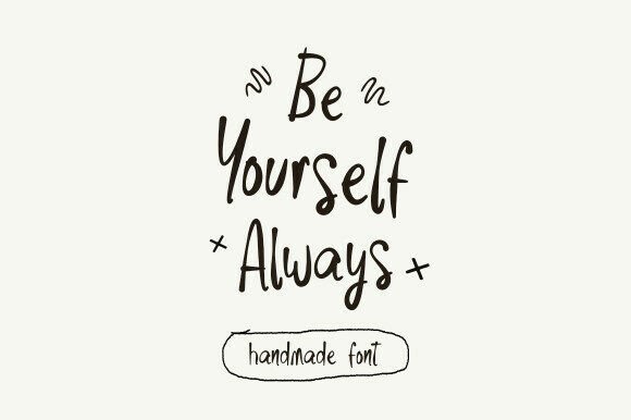 Be Yourself Always: A Handwritten Font for Authentic Web Design