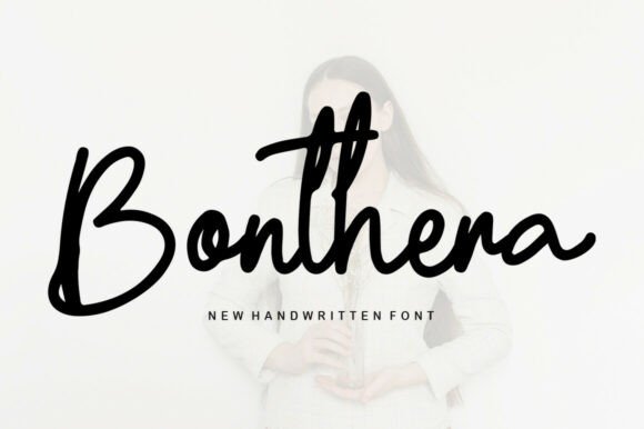 Bonthera: A Stylish Script Handwritten Font for Elegant Editorial Design