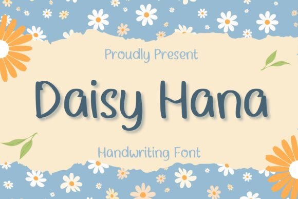 Daisy Hana: A Handcrafted Script Font for Spring Branding
