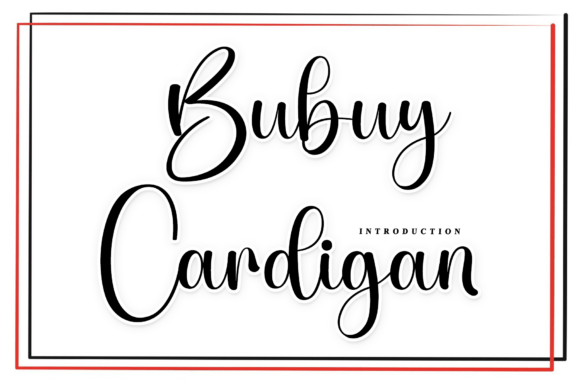 Elevate Editorial Design with Bubuy Cardigan Typeface