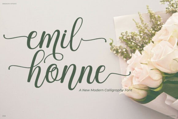 Emilhonne Font Review: Elegant Script for Modern Design