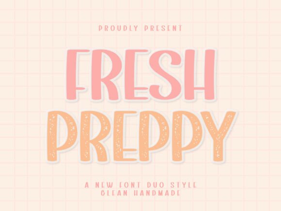 Fresh Preppy: A Modern Typeface for Editorial Design