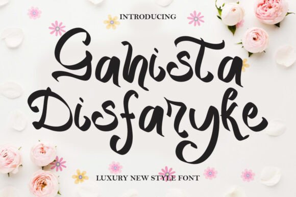 Gahista Disfaryke: The Elegant Script Font for Handmade Brands