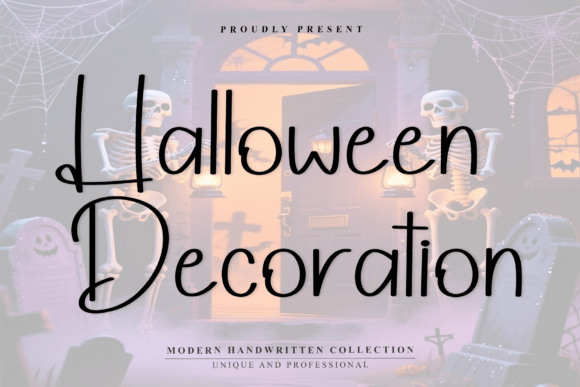 Halloween Decoration: A Minimalist Script Typeface Review