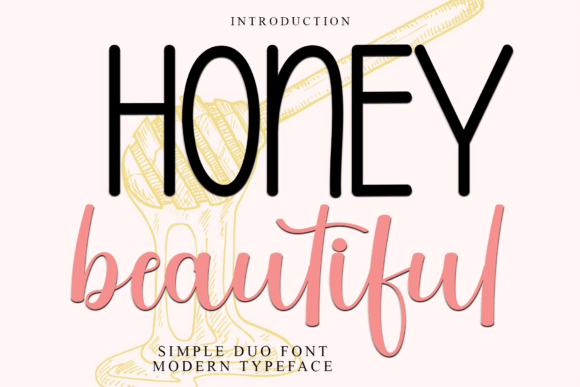 Honey Beautiful: A Festive Script Font for Holiday Branding