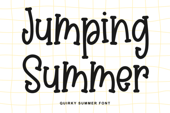 Jumping Summer: The Playful Handwritten Font for Makers