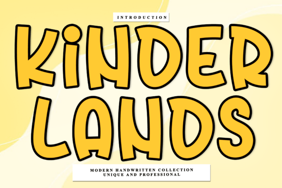 Kinder Lands: A Timeless Handwritten Font for Makers
