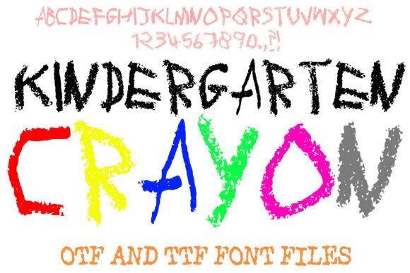 Kindergarten Crayon: A Tactile Typeface for Authentic Campaigns