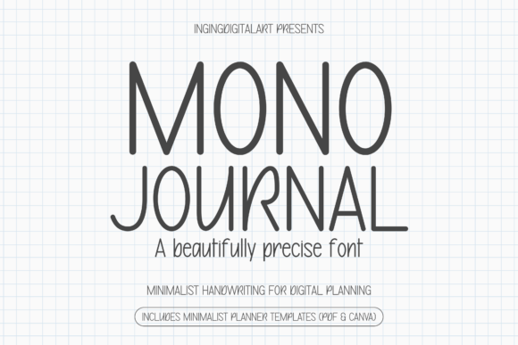 Mono Journal: A Precise Script Font for Modern Campaigns