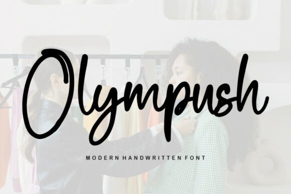 Olympush: A Dainty Script Font for Elegant Editorial Design