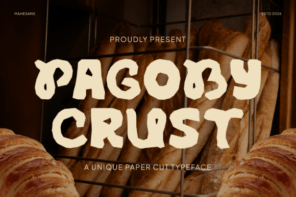 Pagoby Crust Font: A Handmade Touch for Small Business Branding
