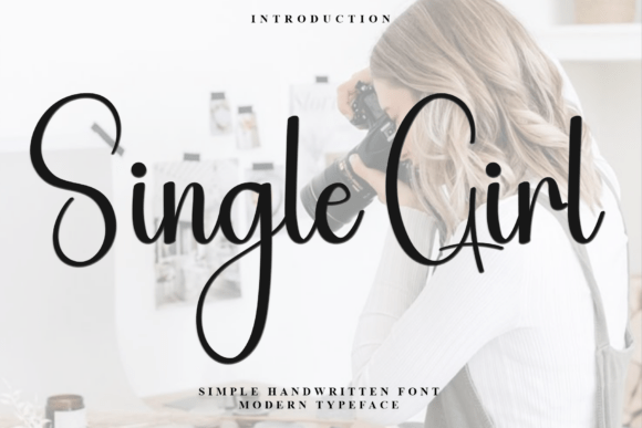 Single Girl: A Soft Script Handwritten Font for Campaigns