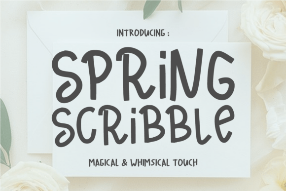 Spring Scribble: The Sweet Handwritten Font for Designers