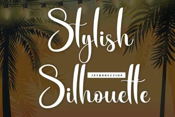 Stylish Silhouette: A Timeless Script Font for Web Design