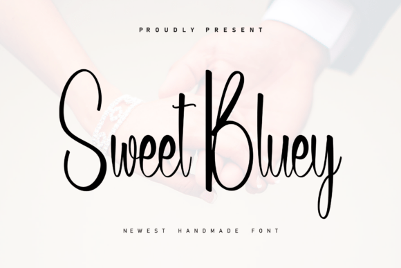 Sweet Bluey: A Script Handwritten Font for Modern Web Design