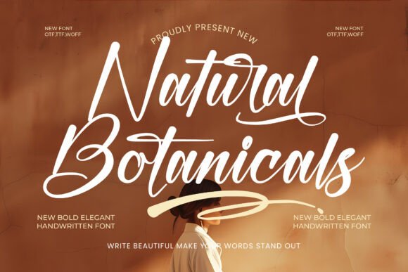Upgrade Your Brand with Natural Botanicals Typeface