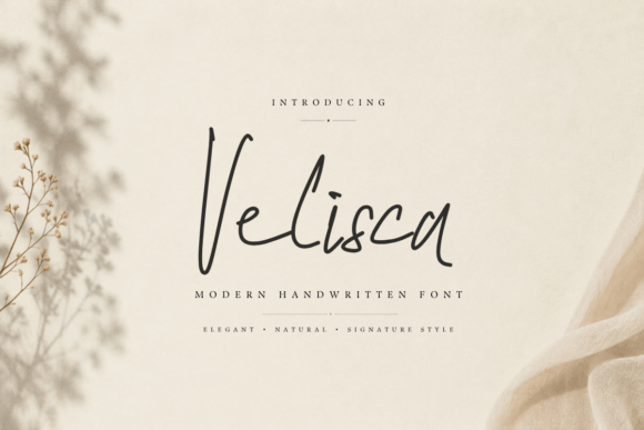 Velisca Font Review: A Natural Script for Modern Design